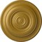 Ekena Millwork Niobe Ceiling Medallion (Fits Canopies up to 8 5/8"), Hand-Painted Pharaohs Gold, 18"OD x 1 1/2"P CM18NIPGS - alternate 1